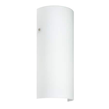 Besa Lighting Torre 14 Wall Sconce, Opal Matte, Polished Nickel Cap Finish, 1x75W Incandescent 819207-PN